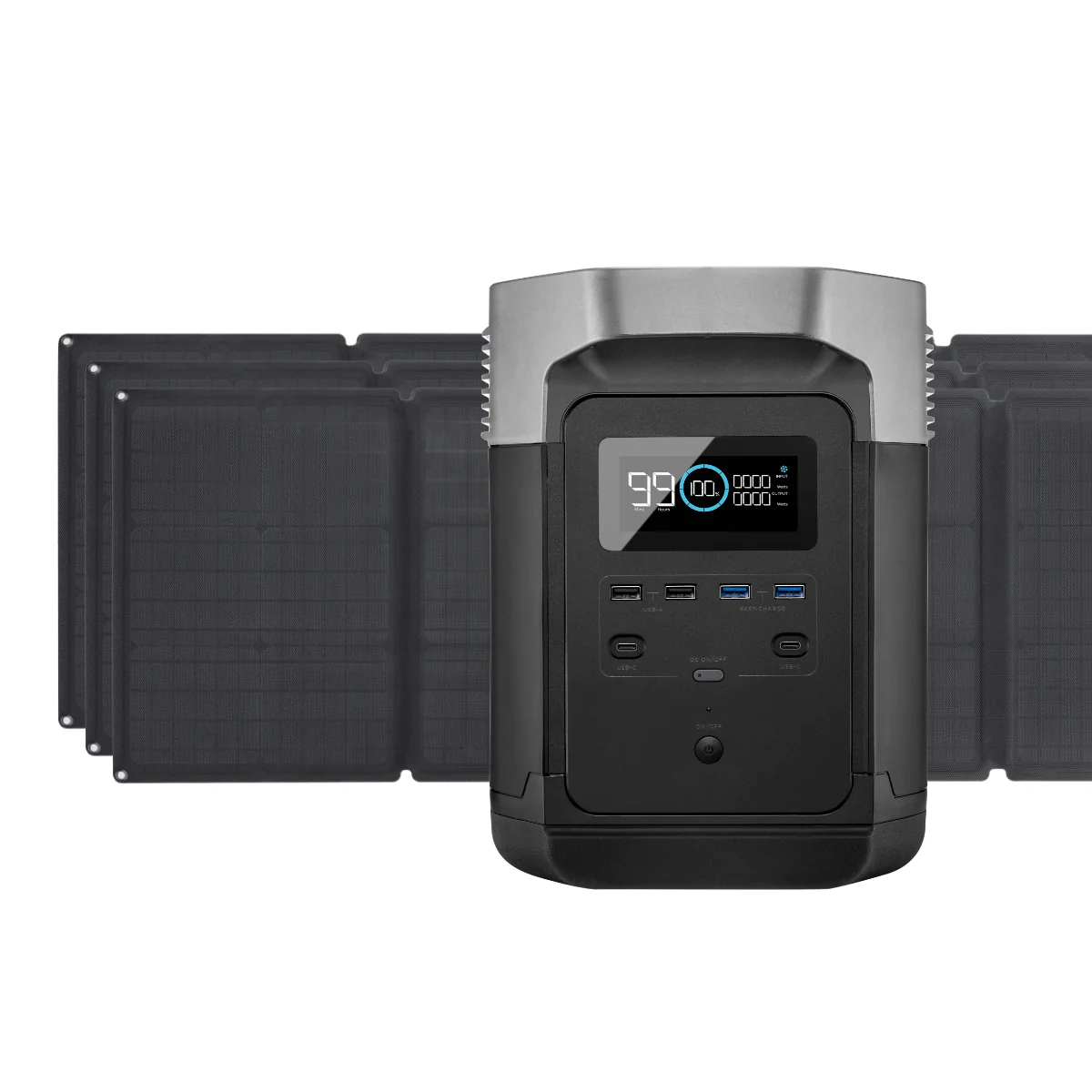 EcoFlow Package - DELTA Mini Portable Power Station (882Wh) and 3 x Portable Solar Panel (110W) - Inhomebuy