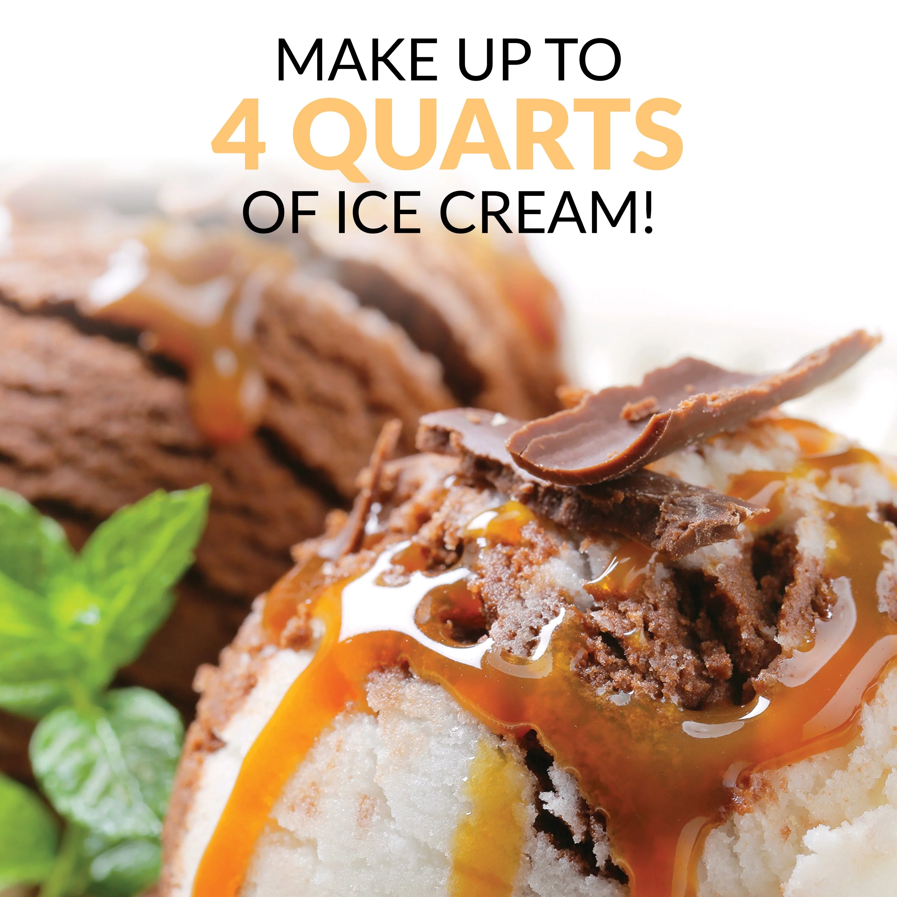 4-Quart Electric Wood Bucket Ice Cream Maker - Inhomebuy