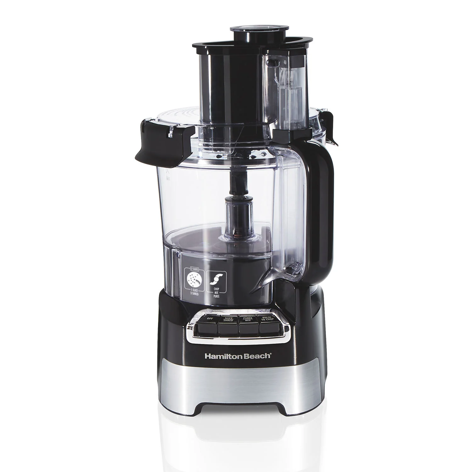 Hamilton Beach Food Processor: 10-cup, 450W, black | 70723C - Inhomebuy