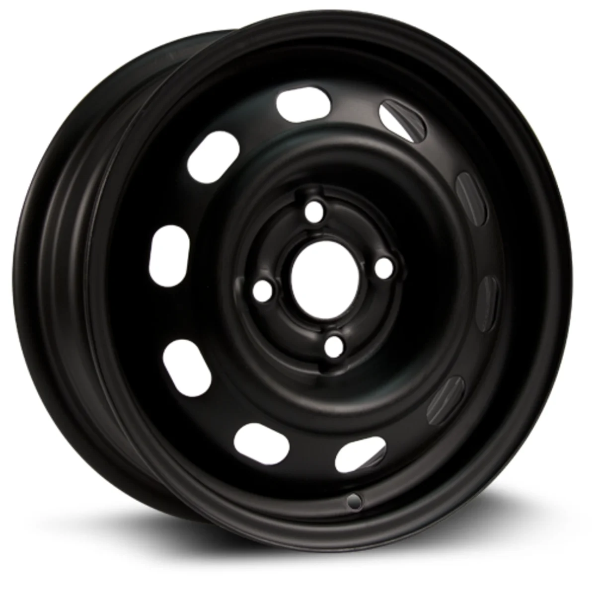 14x5.5 RTX Black Steel Wheel 4x100 (45mm) - Inhomebuy