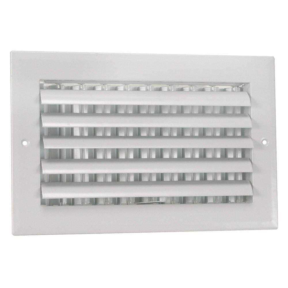 ZORO SELECT Sidewall/Ceiling Register 4MJK5 - Inhomebuy