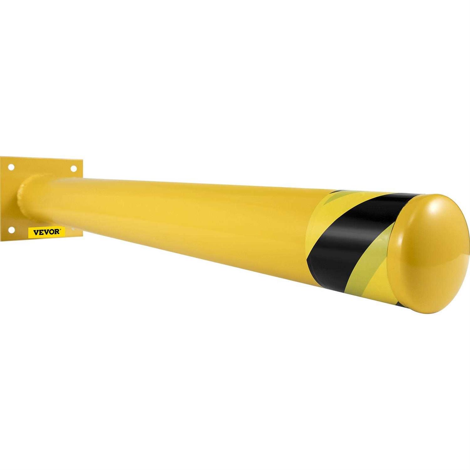 VEVOR Safety Bollard Height Bollard Post Diameter Steel Pipe Safety Bollard Post - Inhomebuy