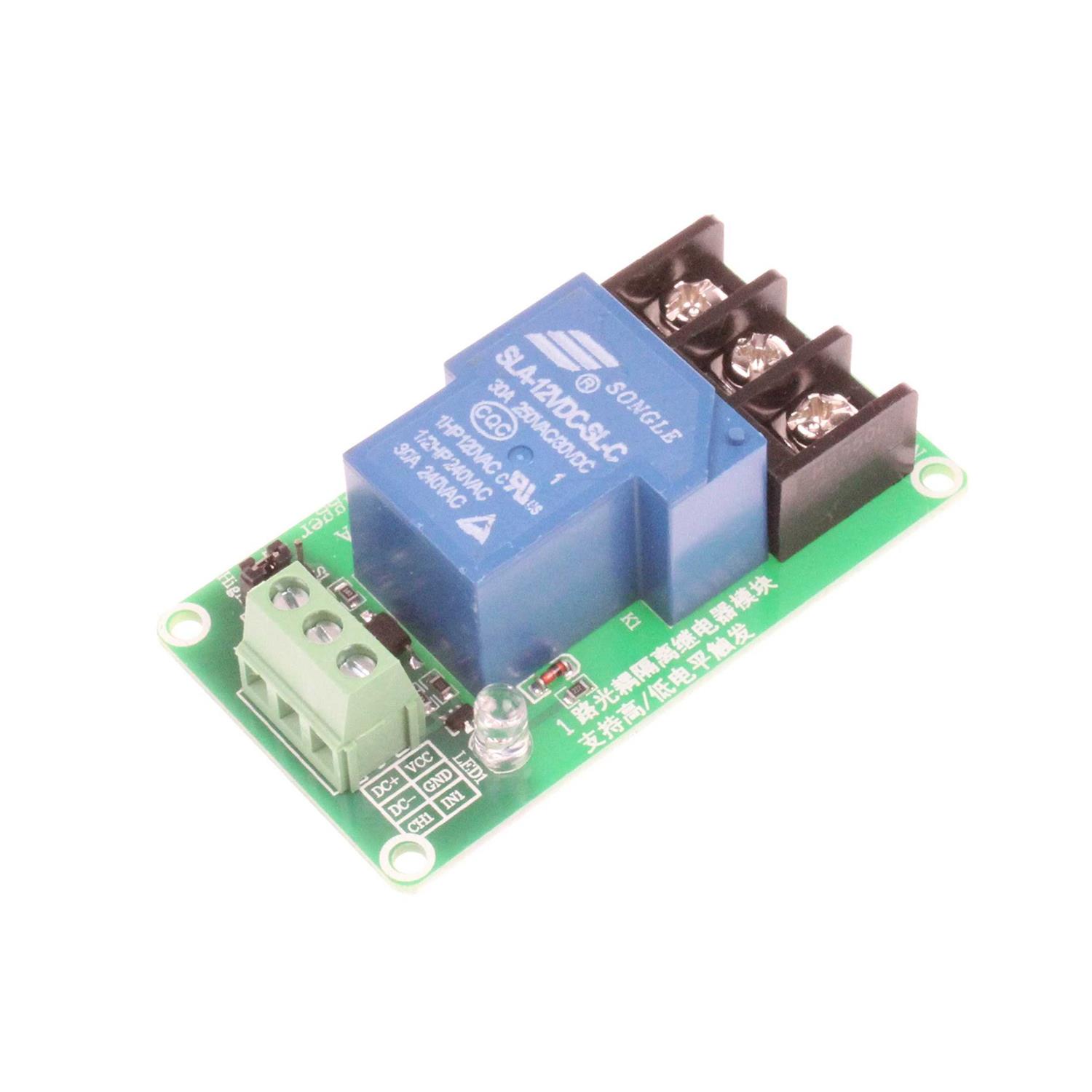 Noyito 30a Channel Relay Module High Low Level Trigger with Optocoupler Isolation Load Dc 30v Ac 250v 30a for Plc Automation Equipment Control - Inhomebuy
