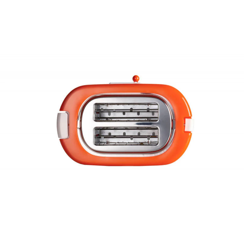 Toaster With Tongs For 2 Slices 700W Orange - Inhomebuy