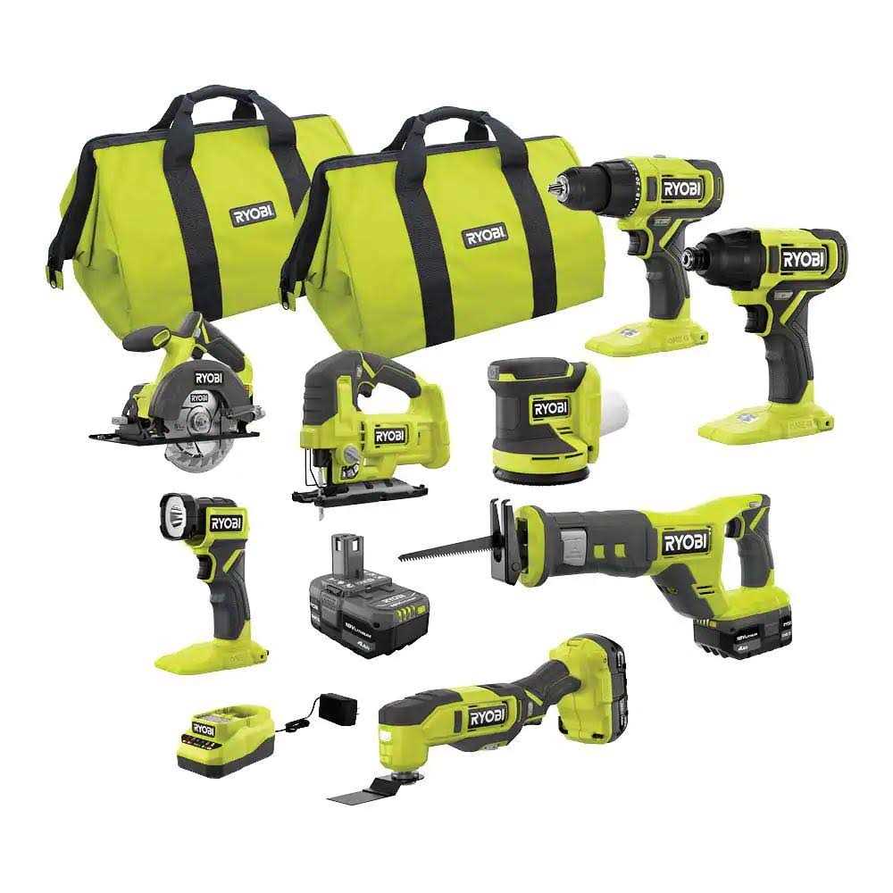 RYOBI ONE+ 18V 18-Gauge Cordless AirStrike Brad Nailer with 1.5 Ah Battery and Charger P321KN - Inhomebuy