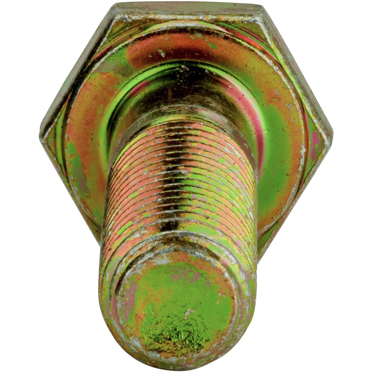 Hex Bolts Zinc Yellow-Chromate Plated Steel Grade 8 Partial Thread Quantity - Inhomebuy
