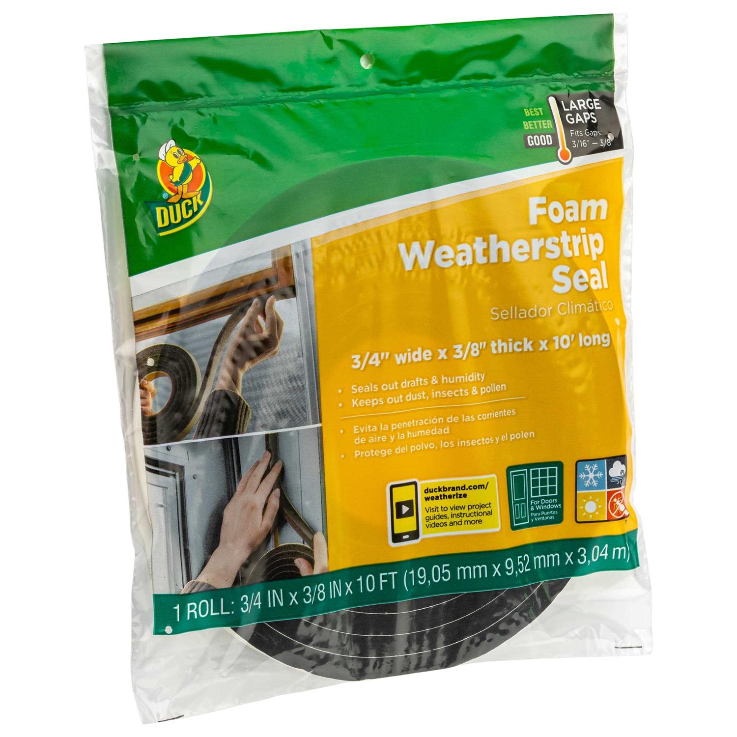 Duck Foam Weatherstrip Seal - Inhomebuy