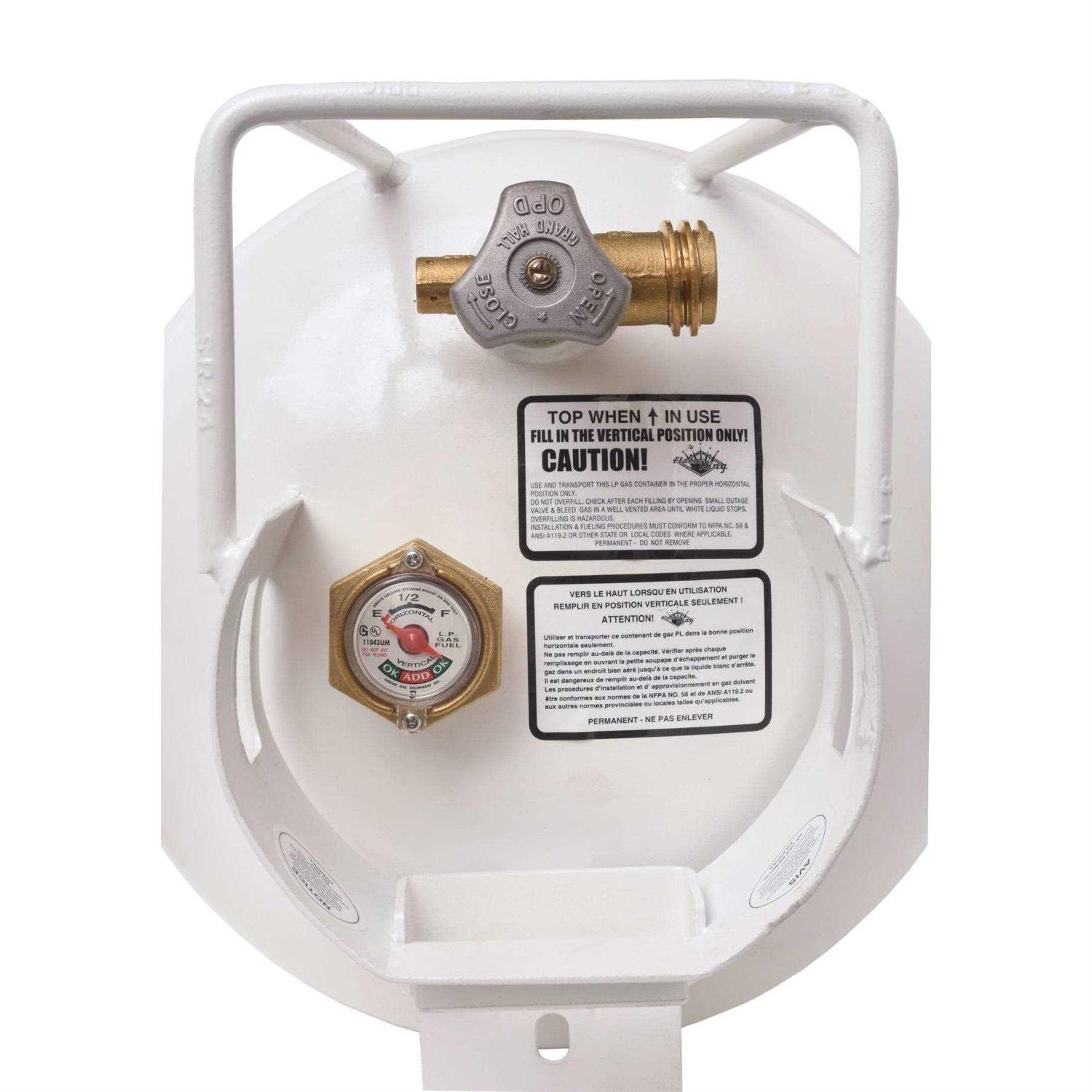 Flame King Horizontal Propane Tank - Inhomebuy