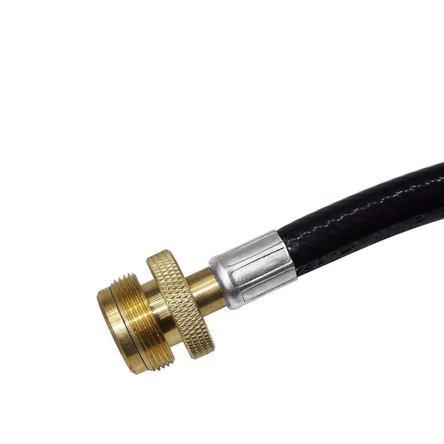 DOZYANT 5 FT Propane Hose Adapter with Propane Tank Gauge for Weber Q1200 - Inhomebuy