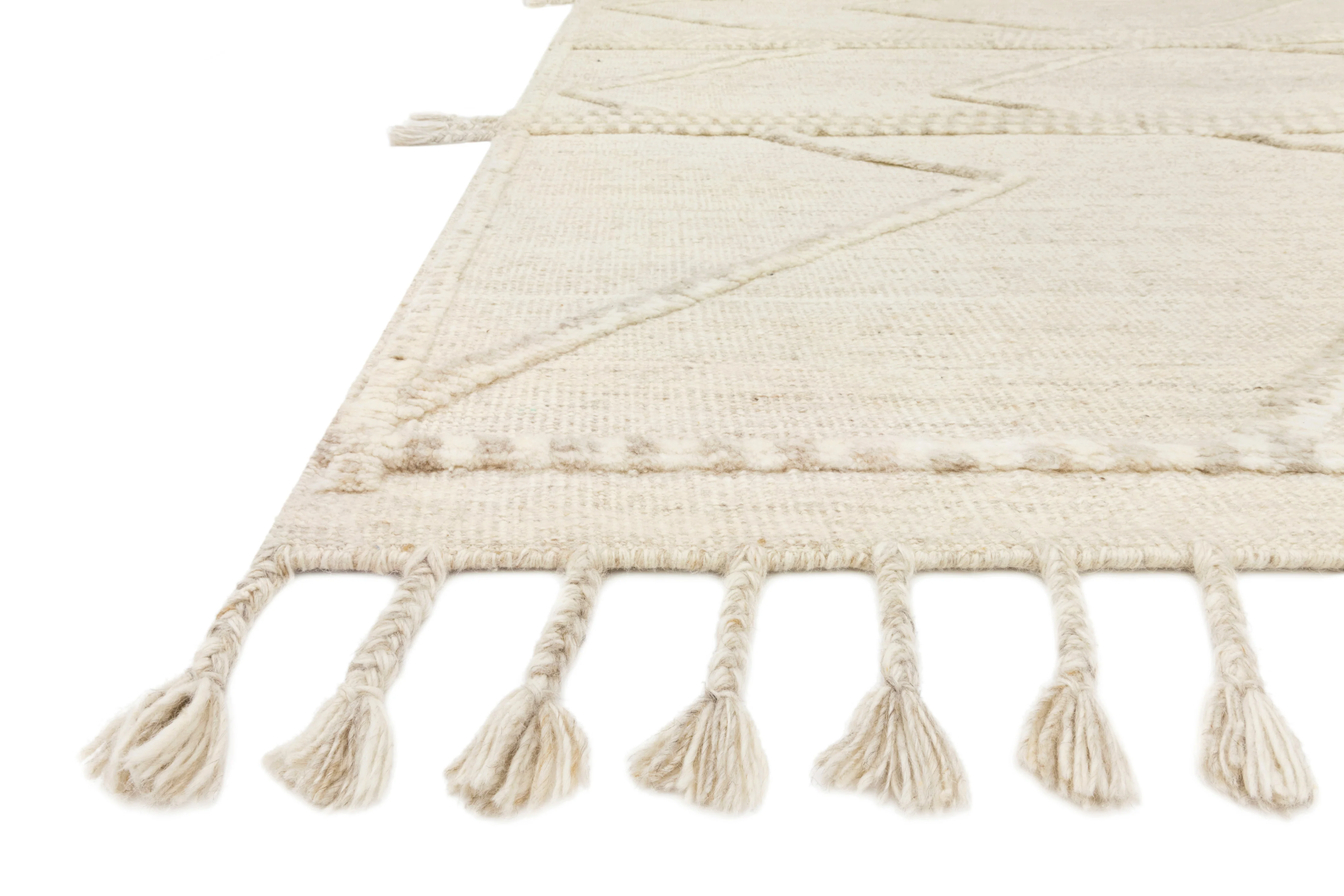 Loloi Rugs Iman Collection Rug in Beige, Ivory - 5'6