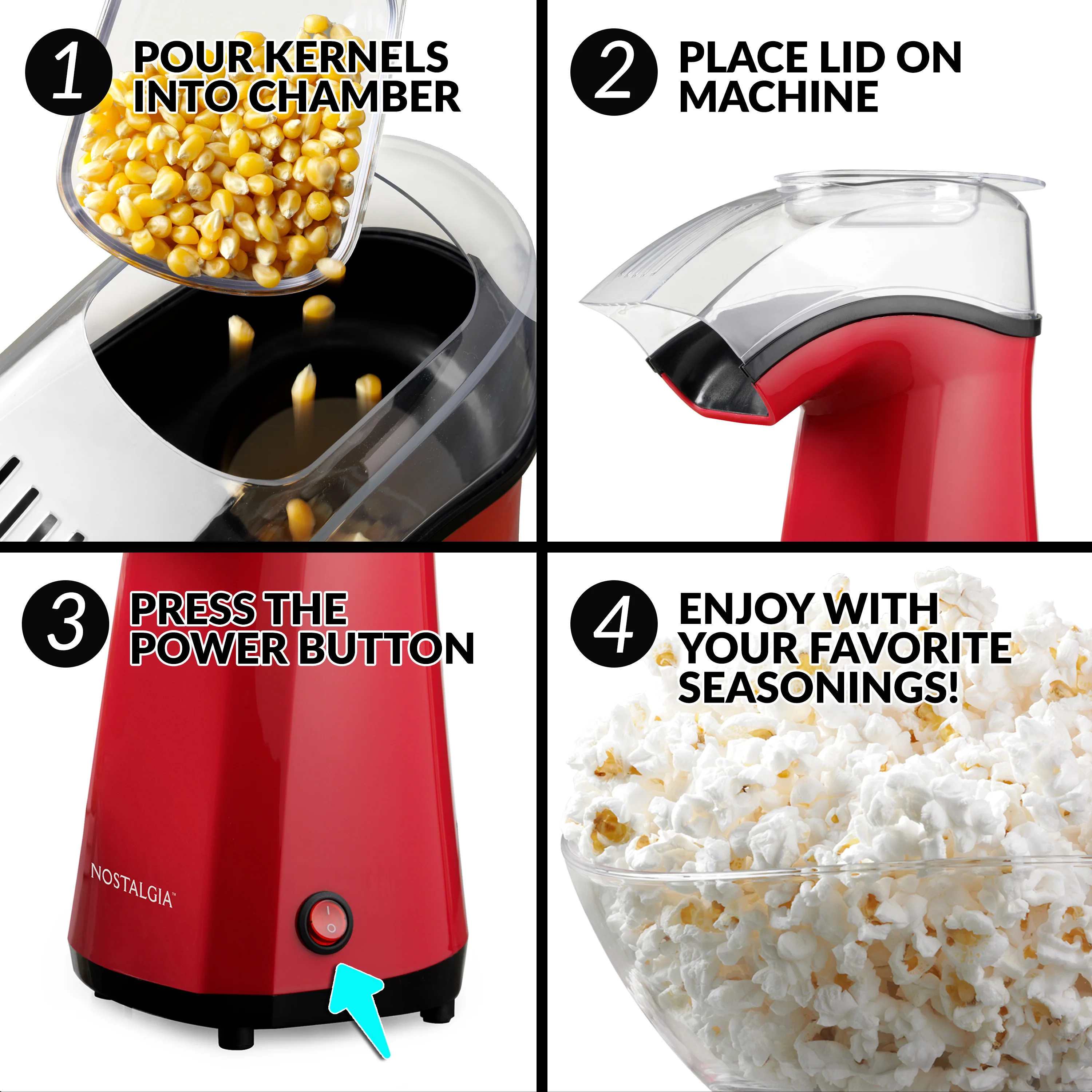 Air-Pop Popcorn Maker - Inhomebuy
