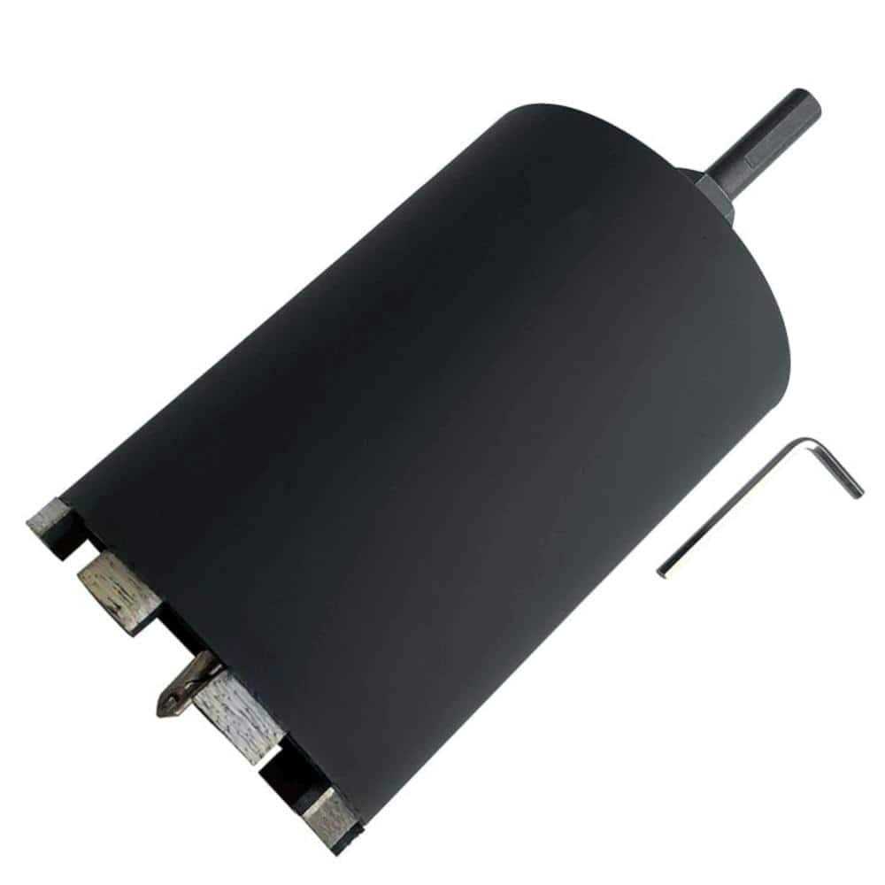 EDiamondTools Dry Diamond Core Drill Bits for Brick and Block with 1/2 Shank Pilot Bit Adapter - Inhomebuy