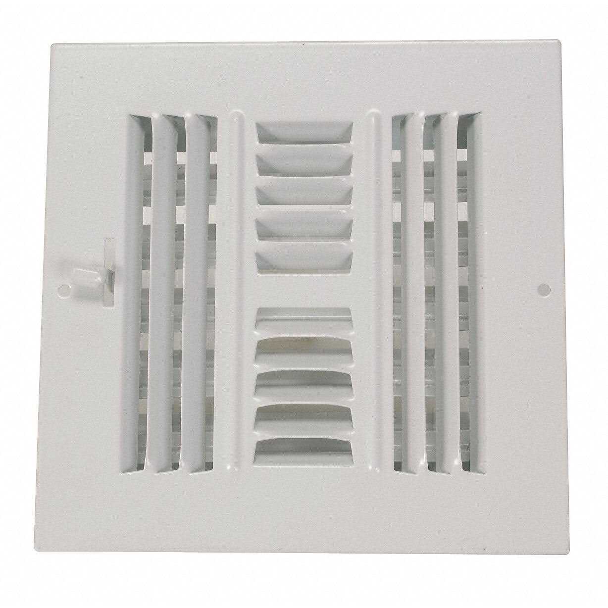 ZORO SELECT Sidewall/Ceiling Register 4JRN9 - Inhomebuy