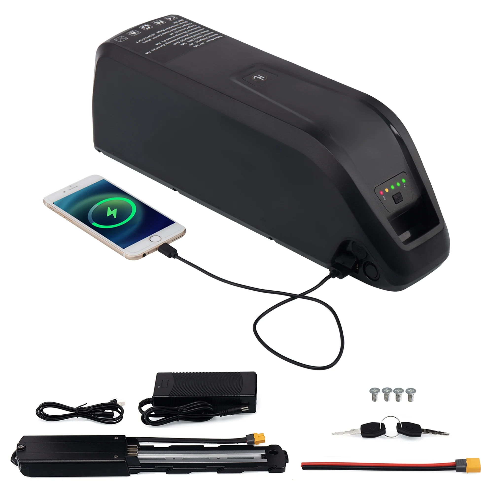 48V 20AH Ebike Battery with Charger 48V Lithium Battery Tricycle Battery for 750W-1500W Adult Electric Bike - Inhomebuy