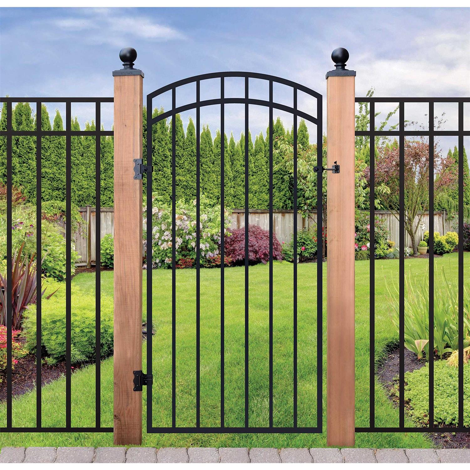 Nuvo Iron Frame Gate Pro Arched 8-Board PRO8 - Inhomebuy