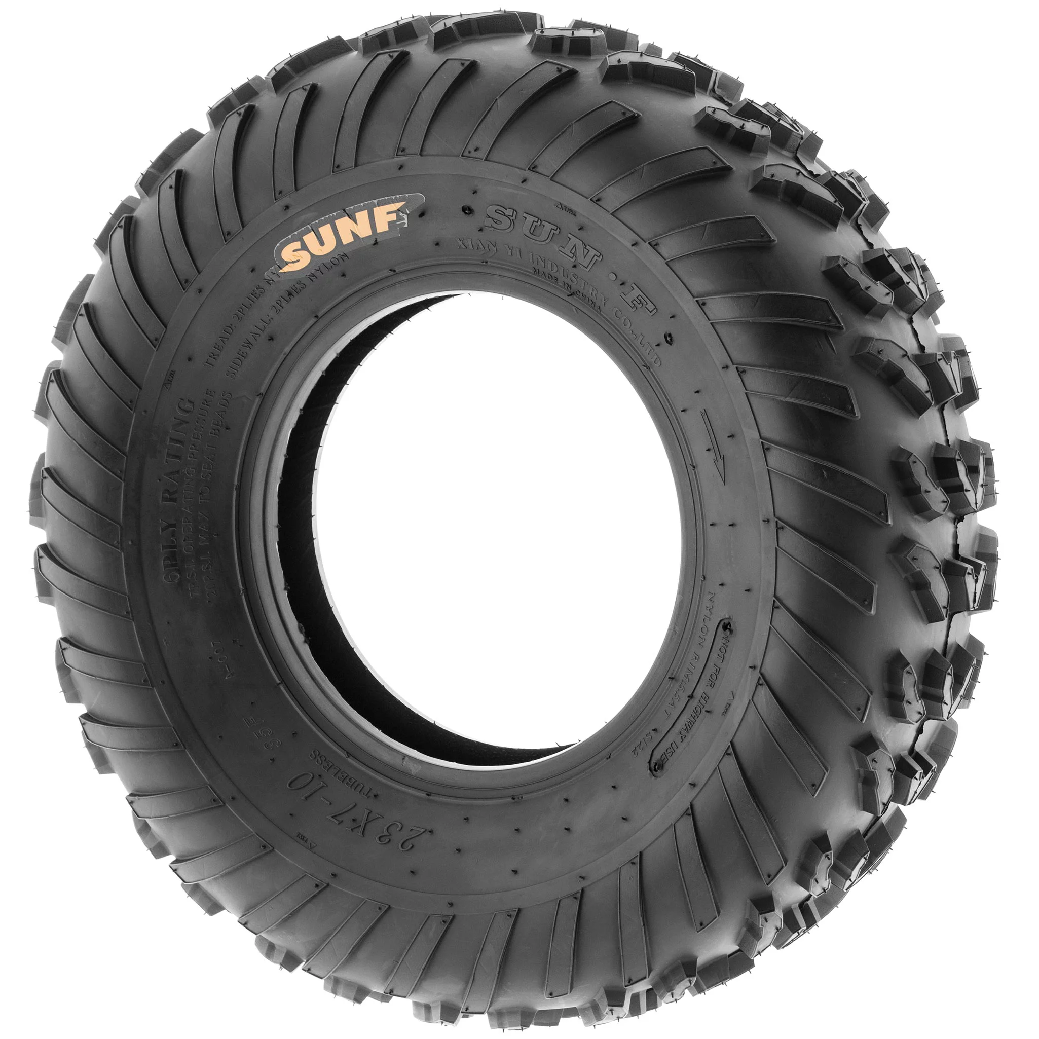 SunF All Trail ATV UTV Tires 23x7-10 6 PR A007 (Single) - Inhomebuy