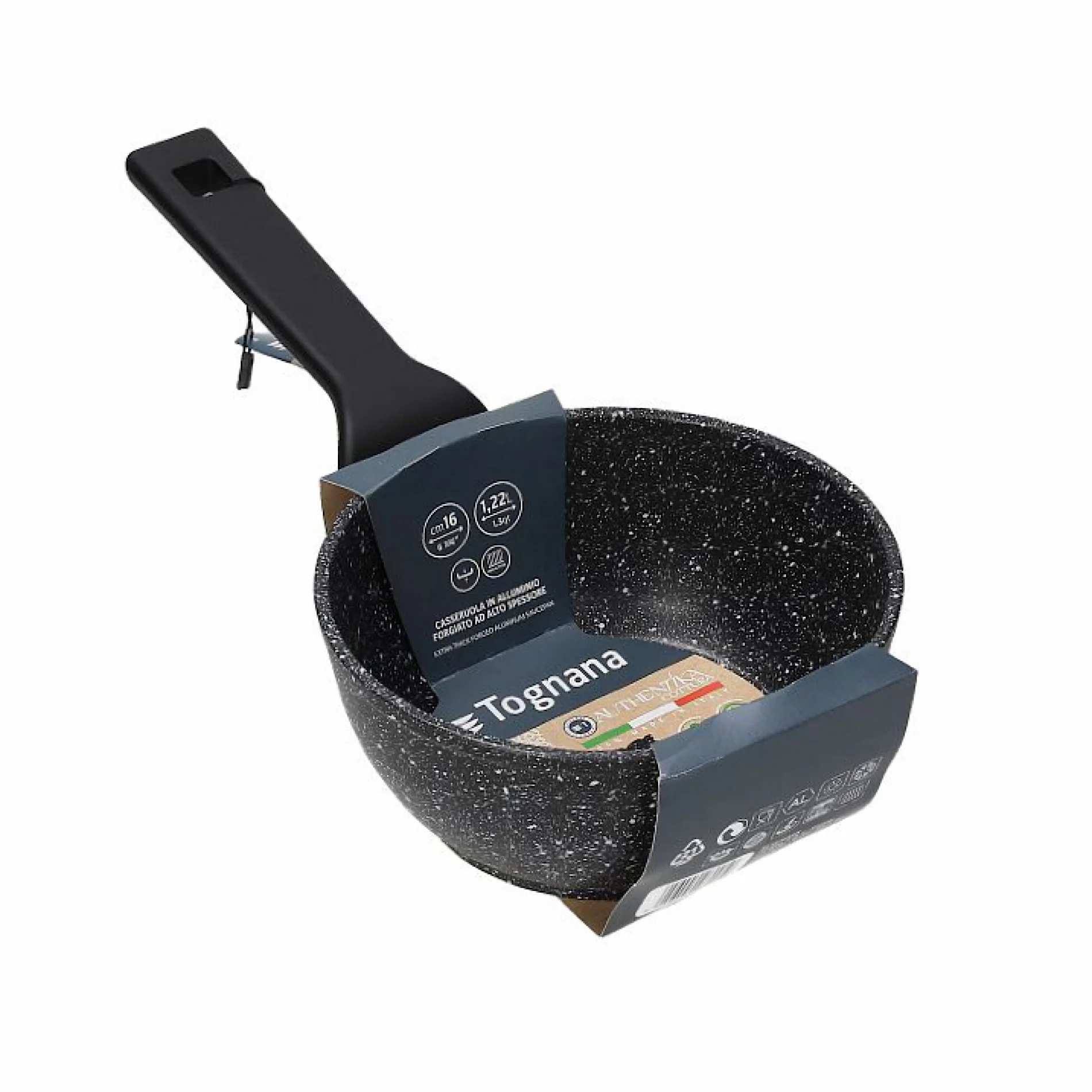 Authentika Linea Casserole 1H with Lid 16cm - Inhomebuy