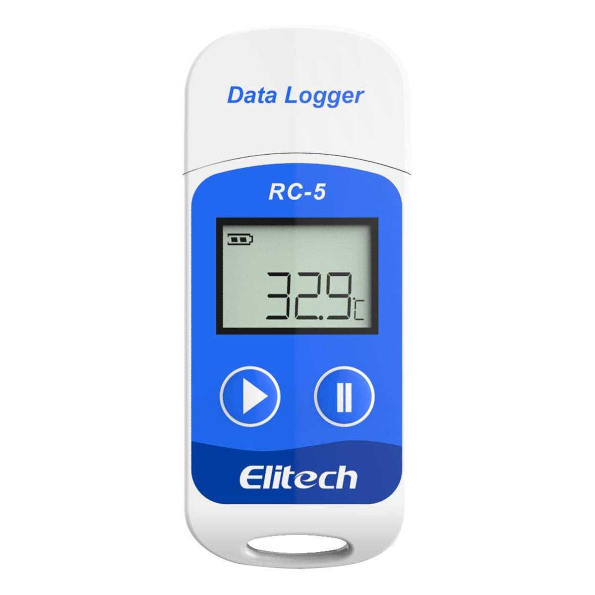 Elitech Temperature Data Logger recorder 32000 Points - Inhomebuy