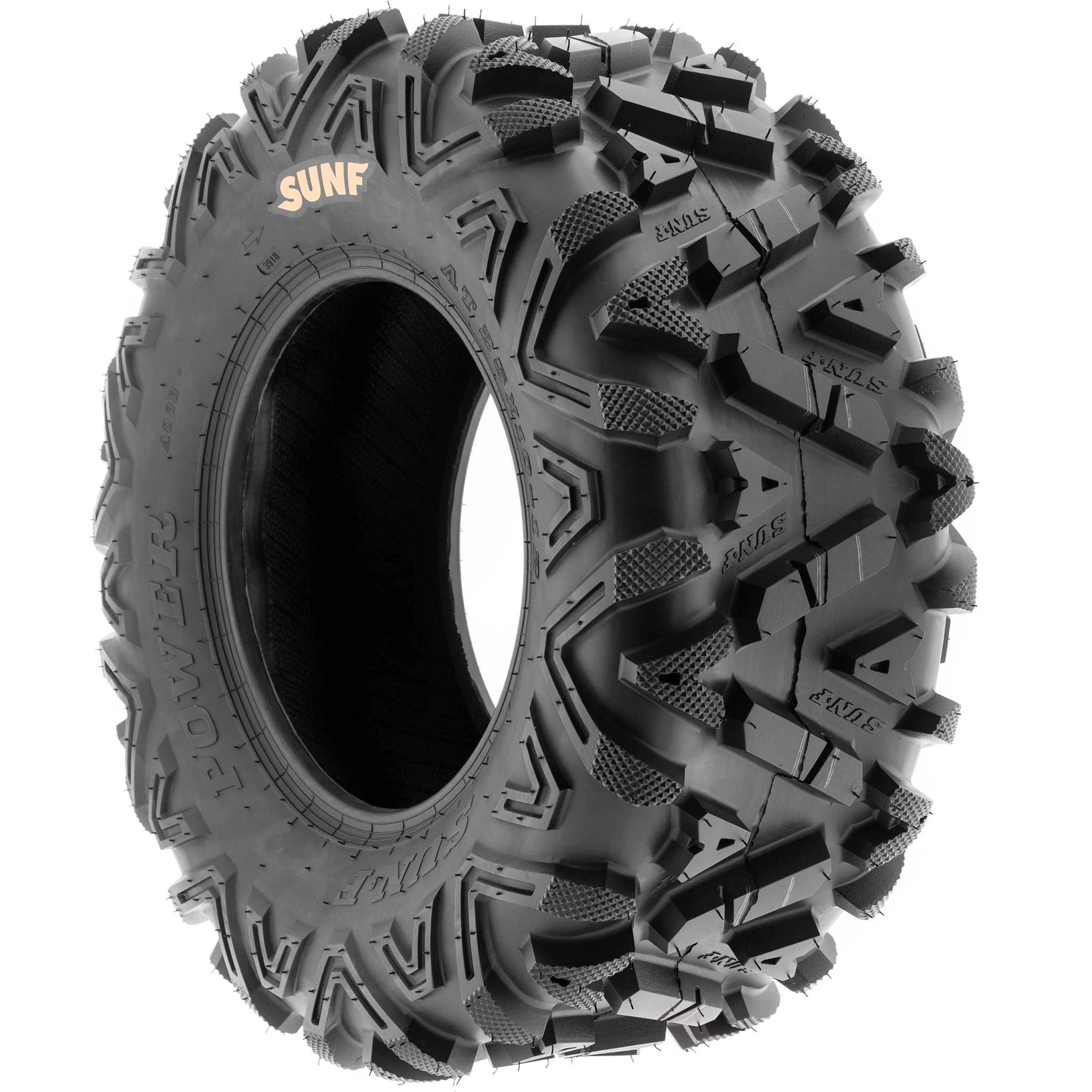 SunF All Terrain ATV UTV Tires 25x10-12 25x10x12 6 PR A033 (Pair of 2) - Inhomebuy