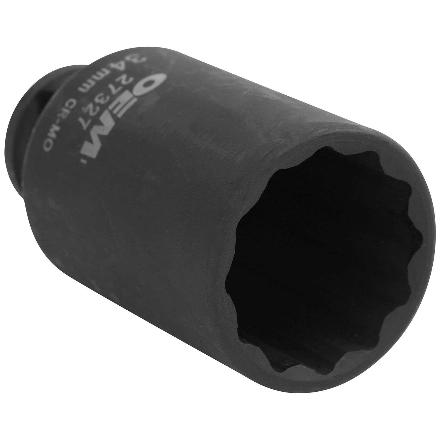 OEMTOOLS 1/2in Drive 33mm 12 Point Axle/Spindle Nut Socket at AutoZone - Inhomebuy