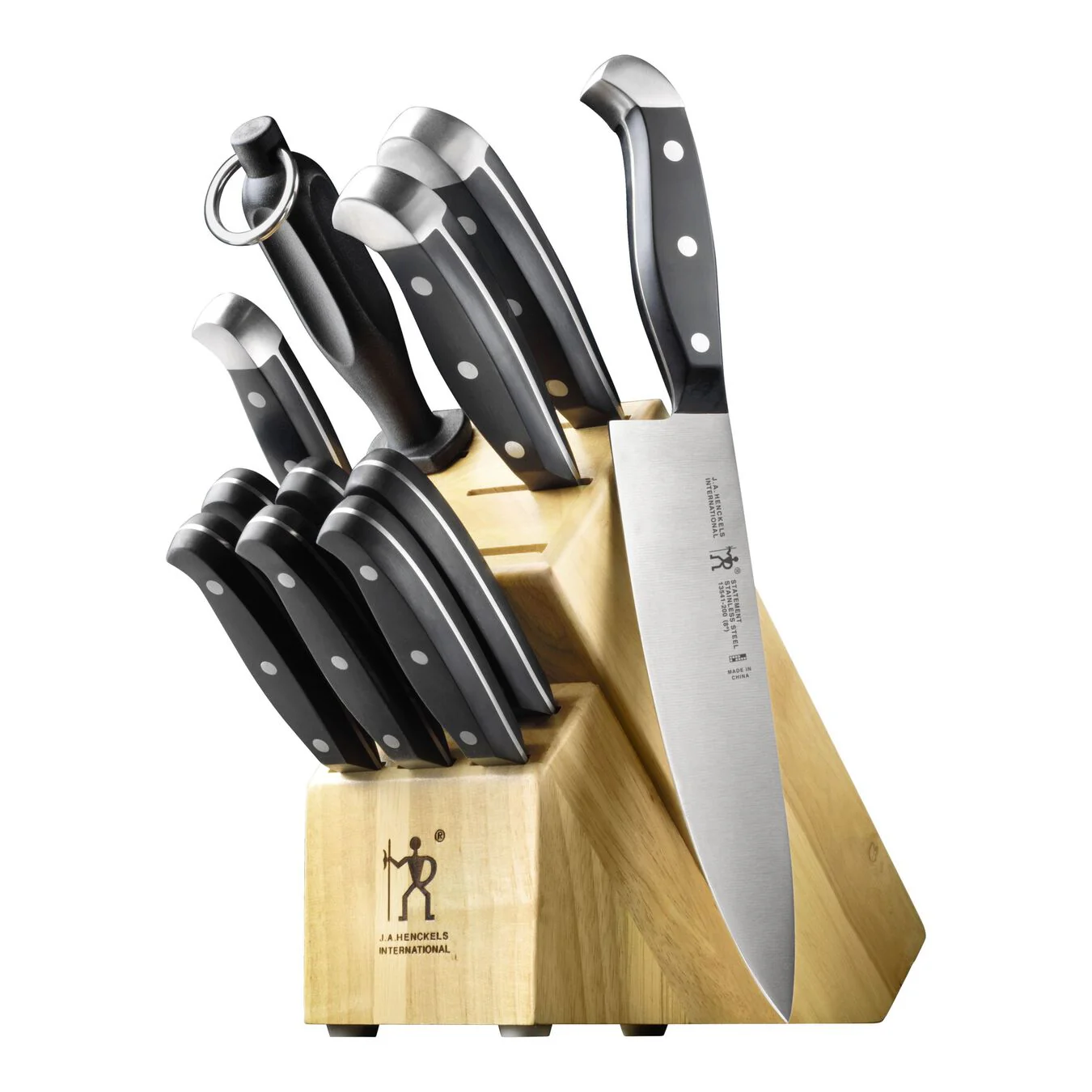 Henckels 12pc Knife Block Set, Statement Series - Inhomebuy