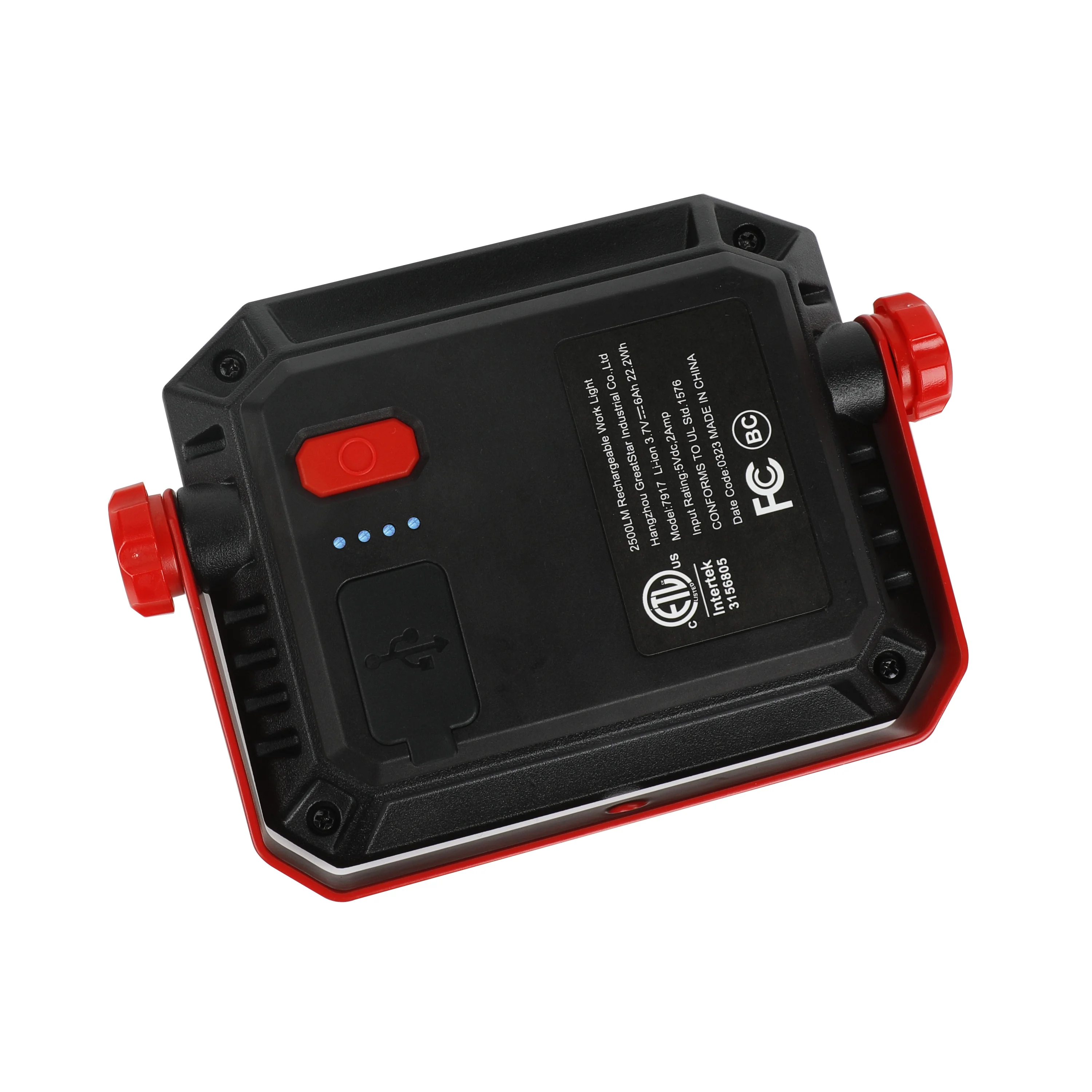 Hyper Tough 50W LED 5000 Lumen Rechargeable Free Standing Light, Handheld Portable Work Light - Inhomebuy