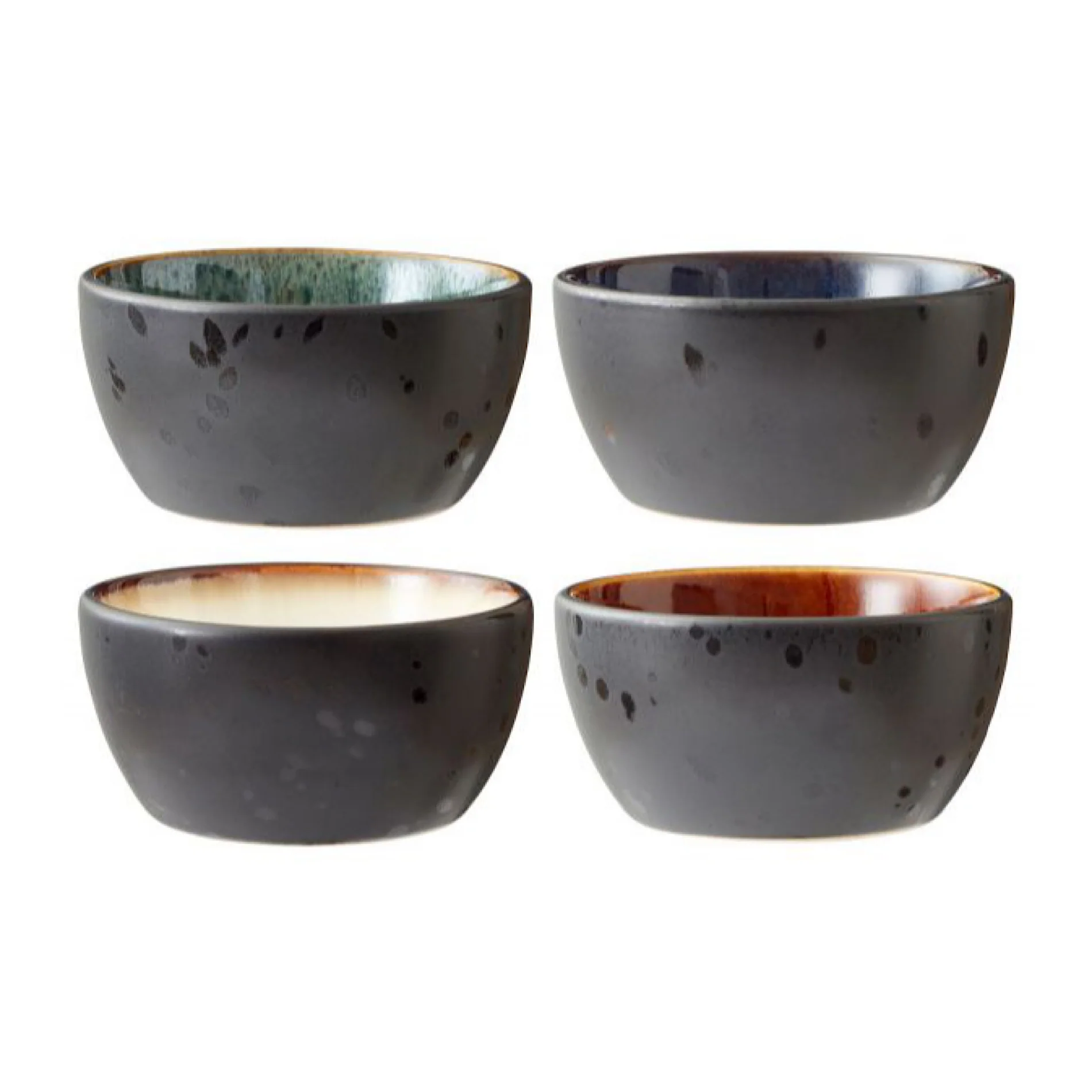 Stoneware Bowl 10cm 4 Pcs - Inhomebuy