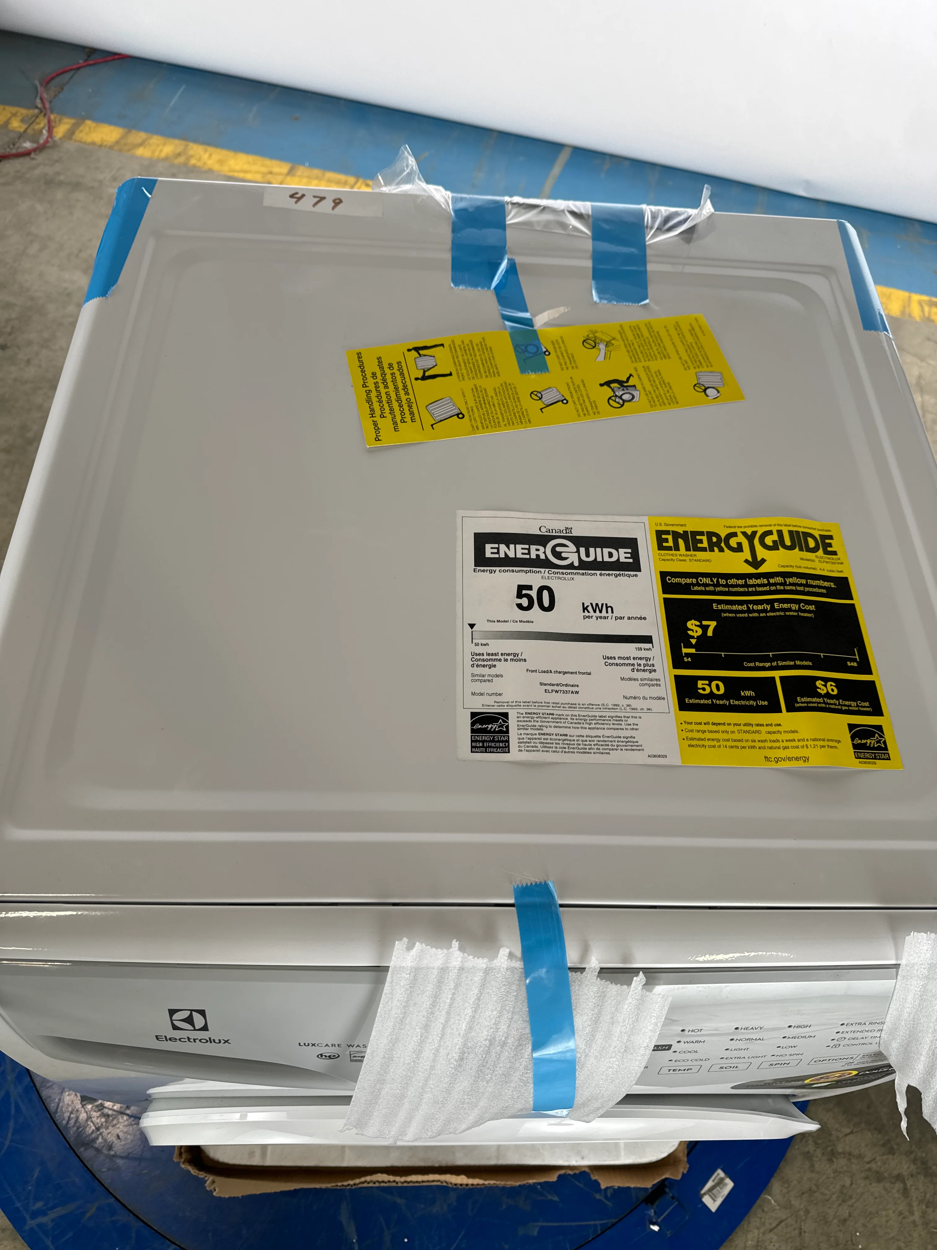 ELECTROLUX 3 SERIES 27 IN. 8.0 CU FT. WHITE ELECTRIC FRONT LOAD DRYER WITH LUXCARE LINT SHIELD - ELFE733CAW - Inhomebuy