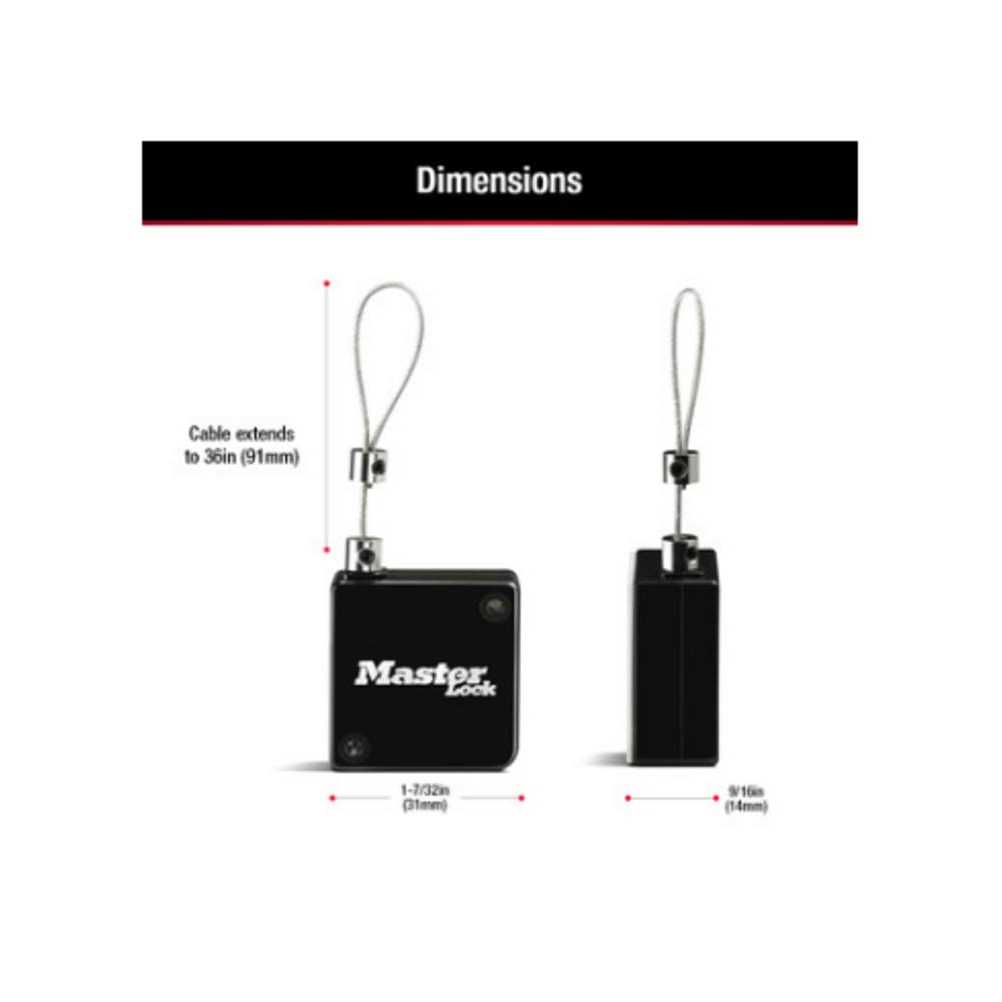 Master Lock Hidden Padlock 6271KA - Inhomebuy