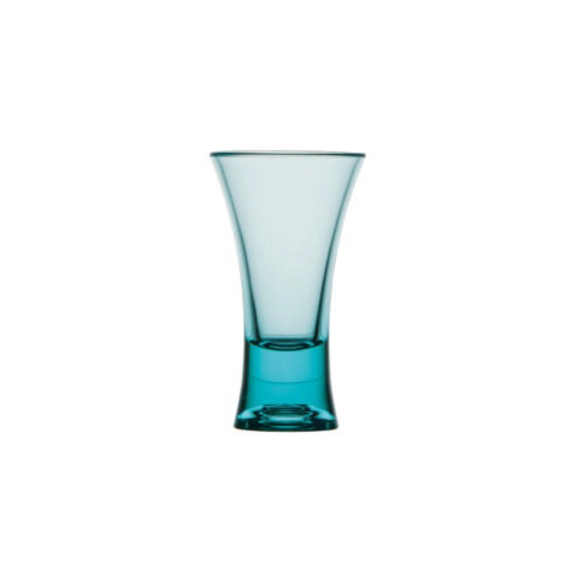 Square Vodka Shot -Tritan Turquoise-Set 6u - Inhomebuy