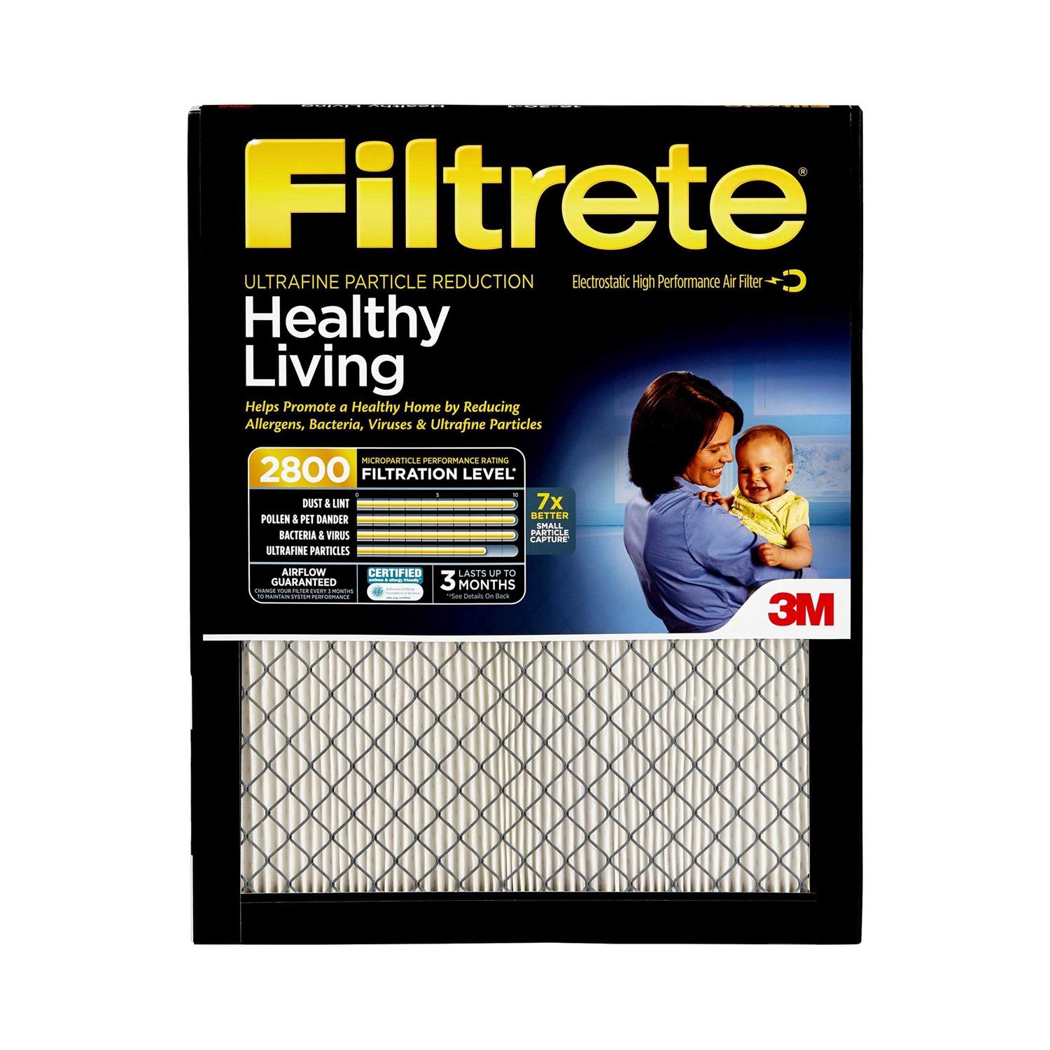 Filtrete MPR 2800 Ultrafine Particle Reduction Filter - Inhomebuy