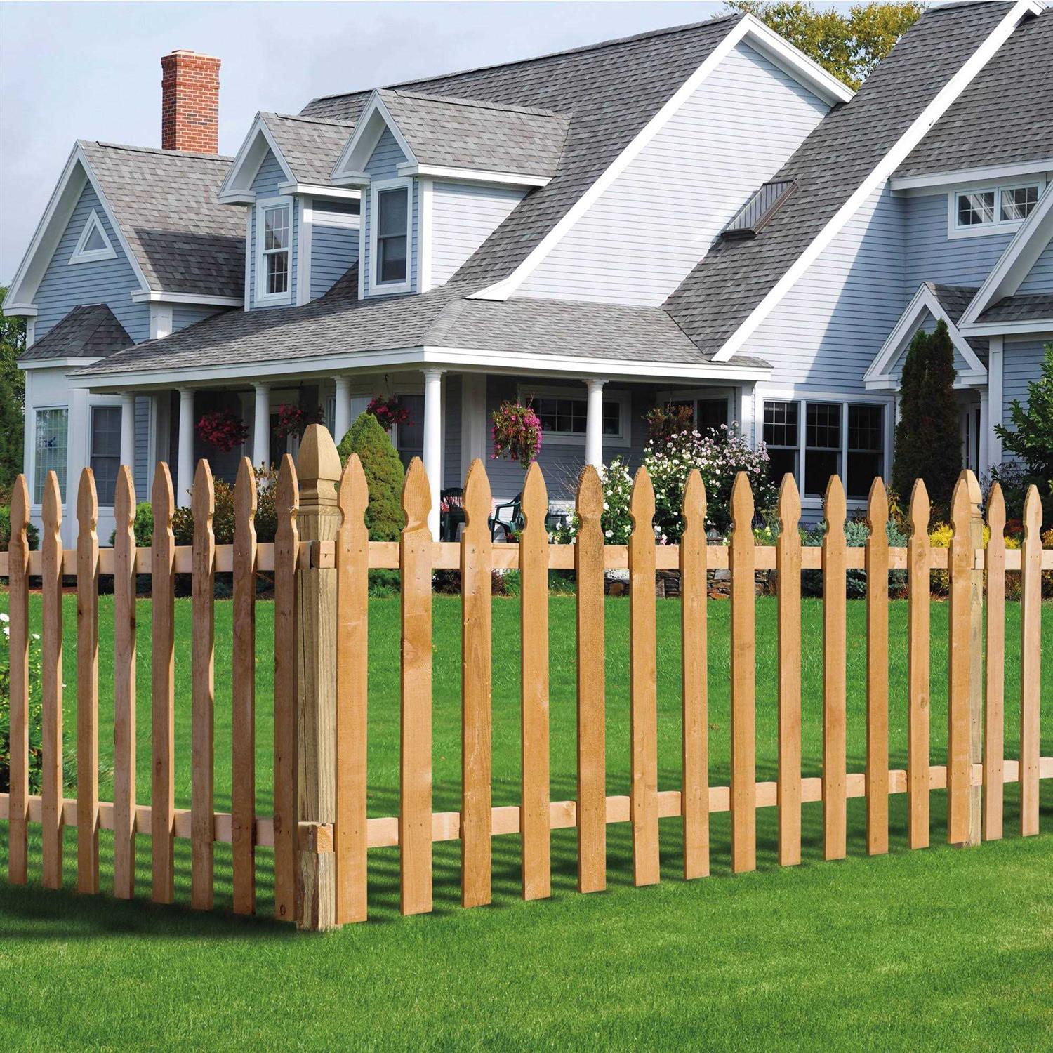 Outdoor Essentials 2 in. x 4 in. x 8 ft. Rough Sawn Western Red - Inhomebuy