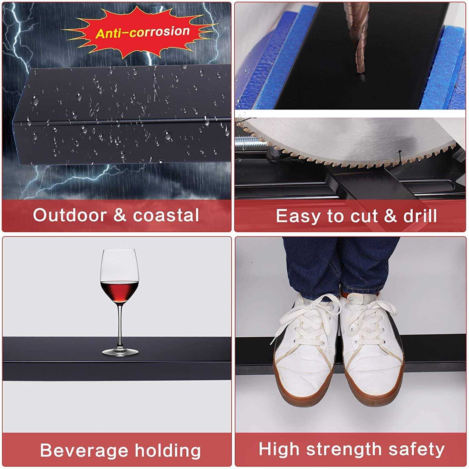 Muzata 6.6Ft LED Pipe Handrail HW21 BBG - Inhomebuy