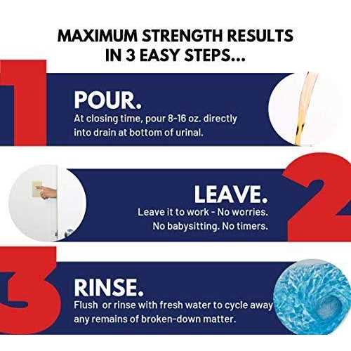 Detco Urinal Salt Remover Concentrate Safe on Pipes and Plumbing - Inhomebuy