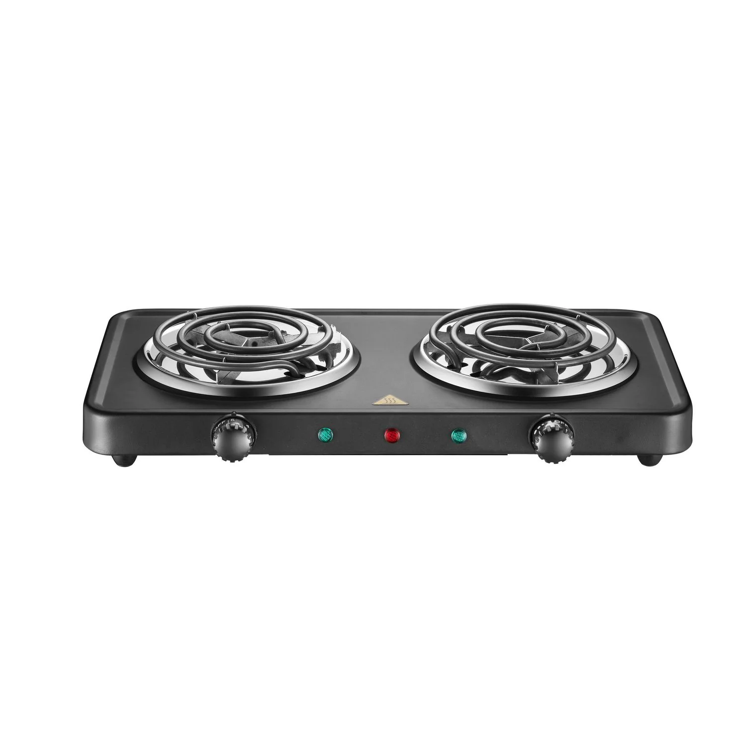 Salton HP-1941 Electric Range Double Burner, 1800W, black - Inhomebuy
