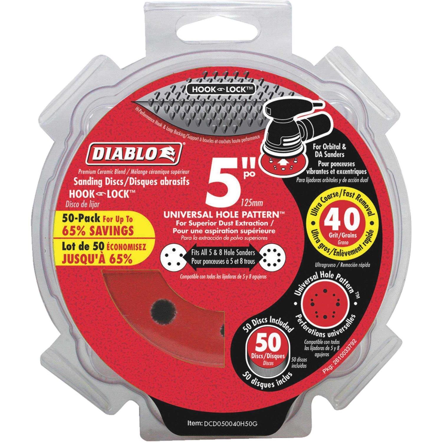 Diablo DCC045040N01F 4-1/2 in. Steel Demon Corner-Edge Flap Disc 40 Grit - Inhomebuy