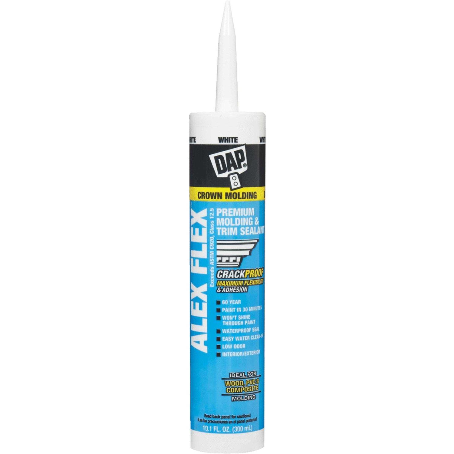 Dap Alex Acrylic Latex Caulk Plus Silicone - Inhomebuy