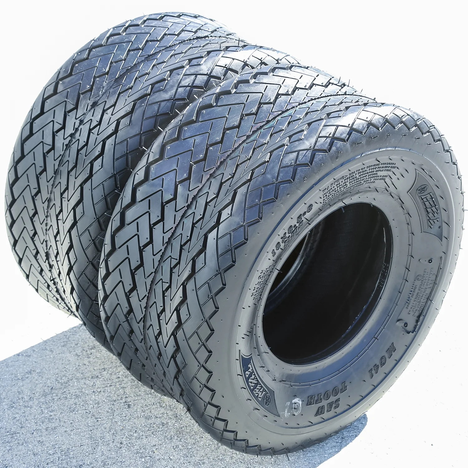 Tire MRL MG 41 Saw Tooth 18X8.50-8 Load 4 Ply Golf Cart - Inhomebuy