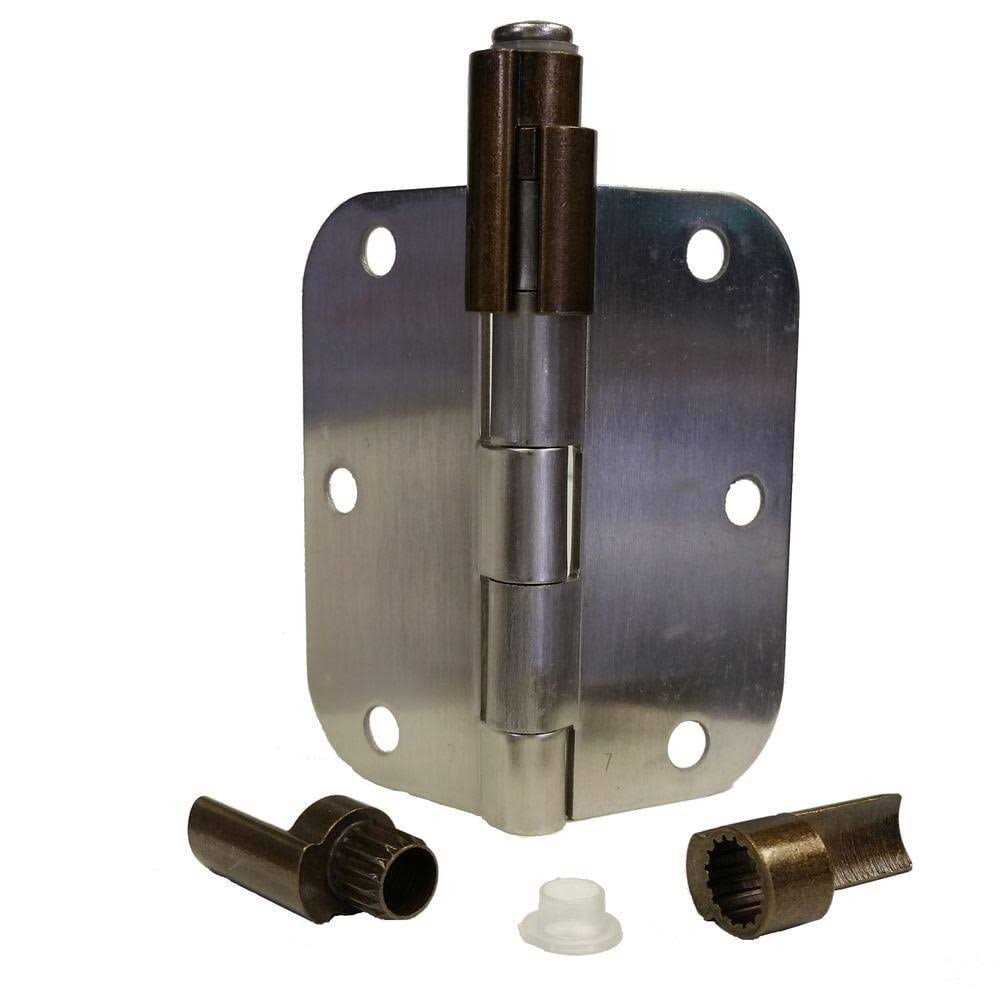 Doorsaver 3 Bumperless Hinge Pin Door Stop in Antique Brass Finish - Inhomebuy