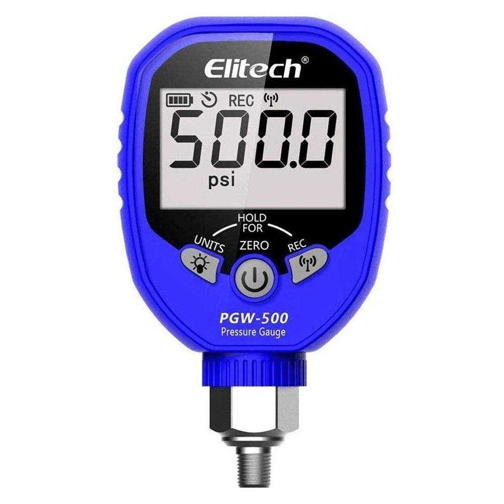 Elitech Intelligent HVAC Vacuum Pump 7 CFM 2 Stage Vacuum Gauge App Control - Inhomebuy