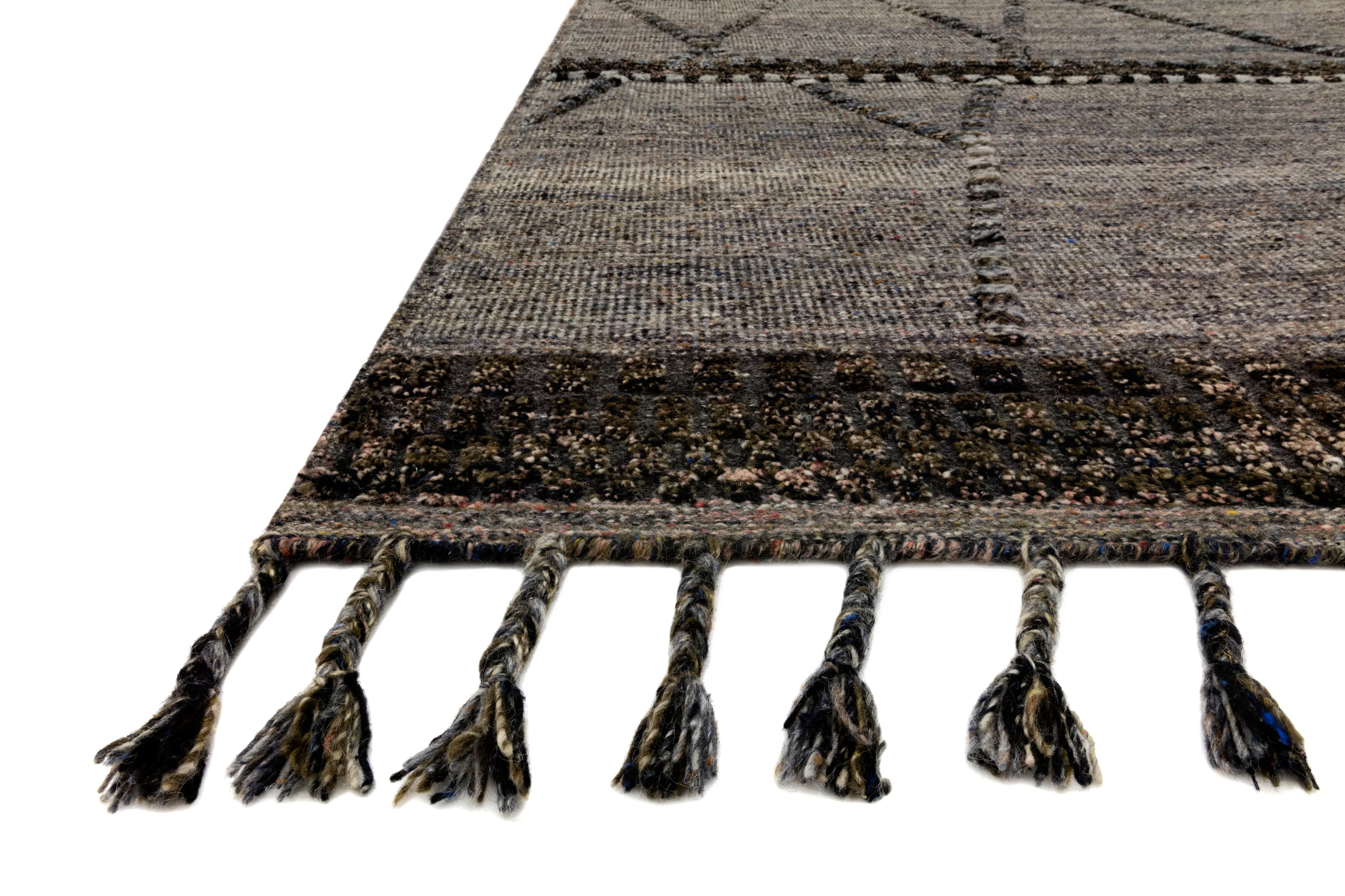 Loloi Rugs Iman Collection Rug in Grey, Multi - 5'6