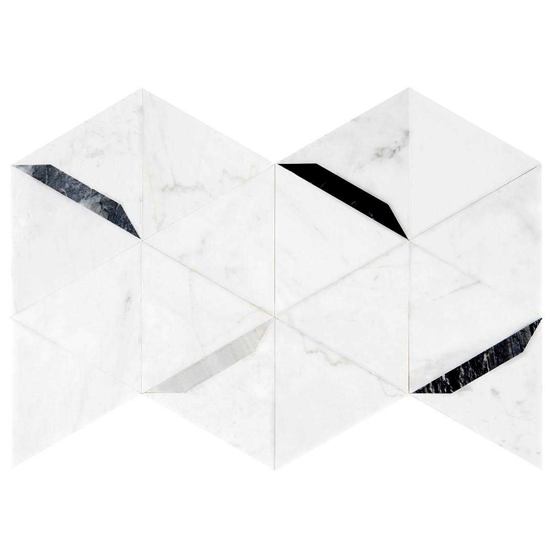 Zandara 5 x 6 Marble Novelty Mosaic Wall & Floor Tile Ivy Hill Tile - Inhomebuy
