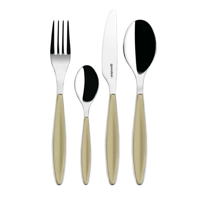 24-Piece Cutlery Set Feeling- Sand - Inhomebuy