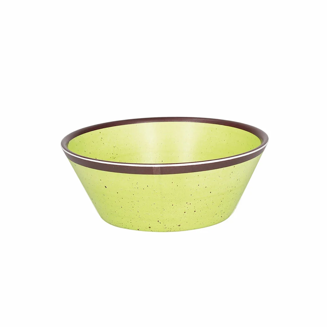 Melamine Salade Bowl 20cm Show Plate Verde - Inhomebuy