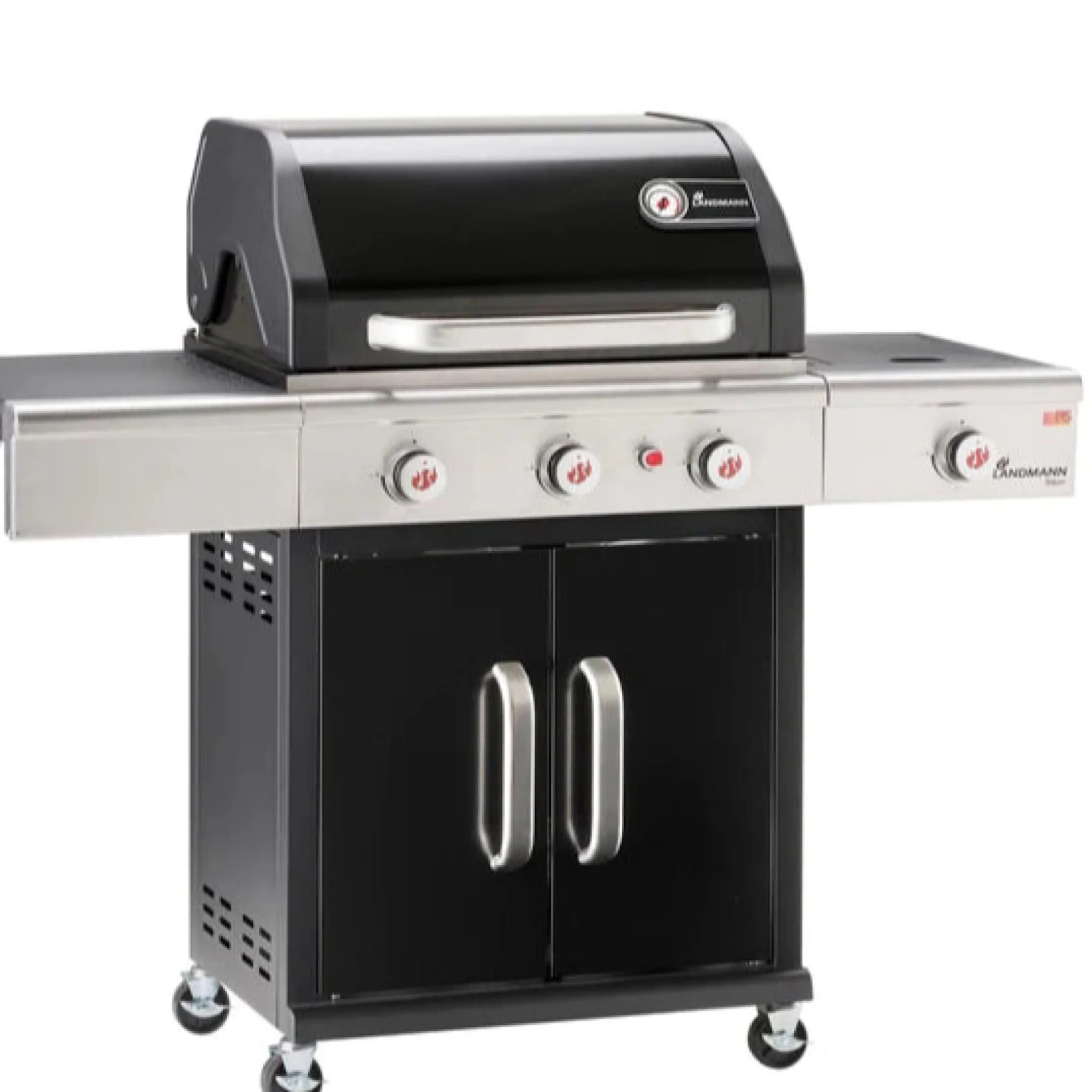 Triton Cook 3.1 Gas BBQ - Black - Inhomebuy