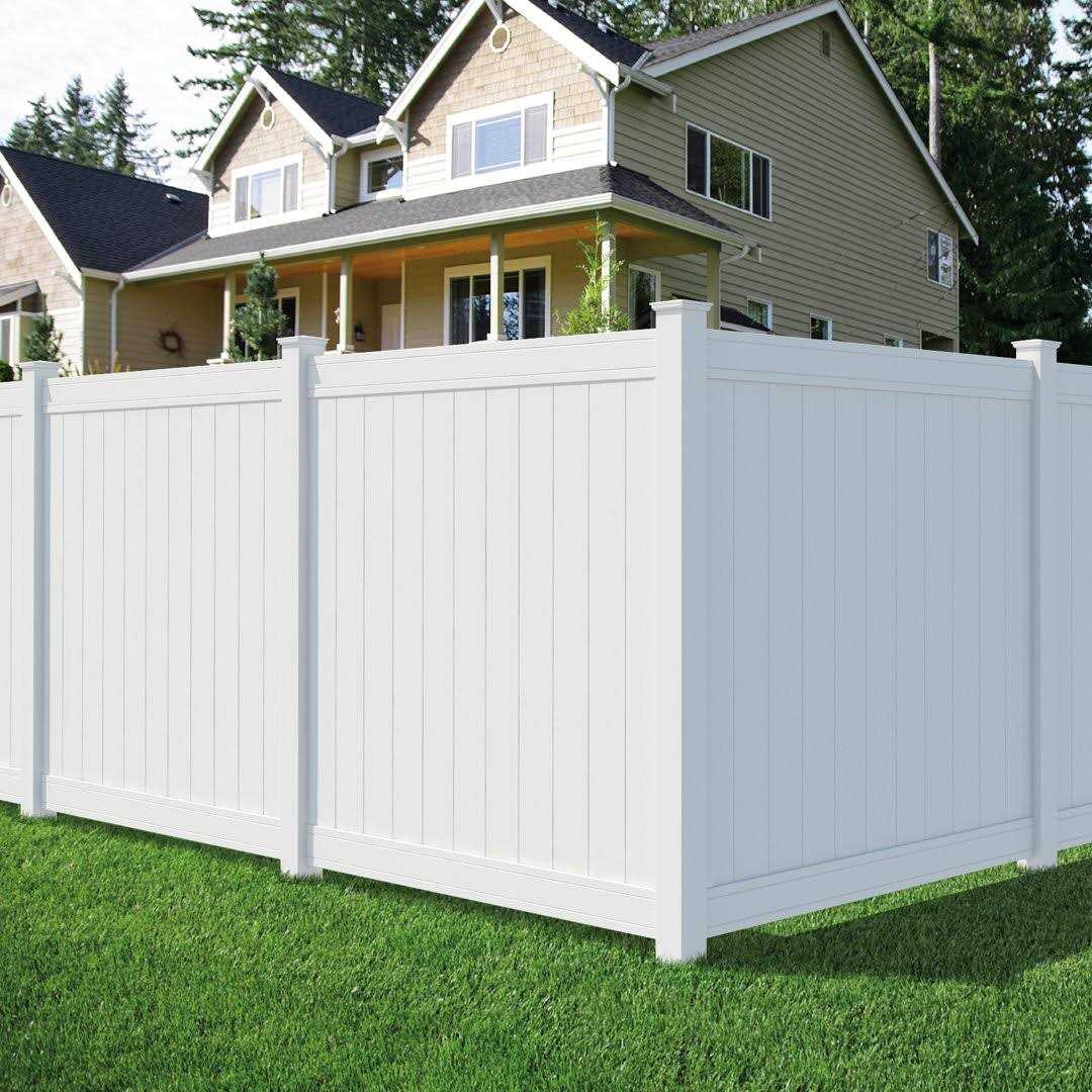 Outdoor Essentials Picket Vinyl Gate White - Inhomebuy