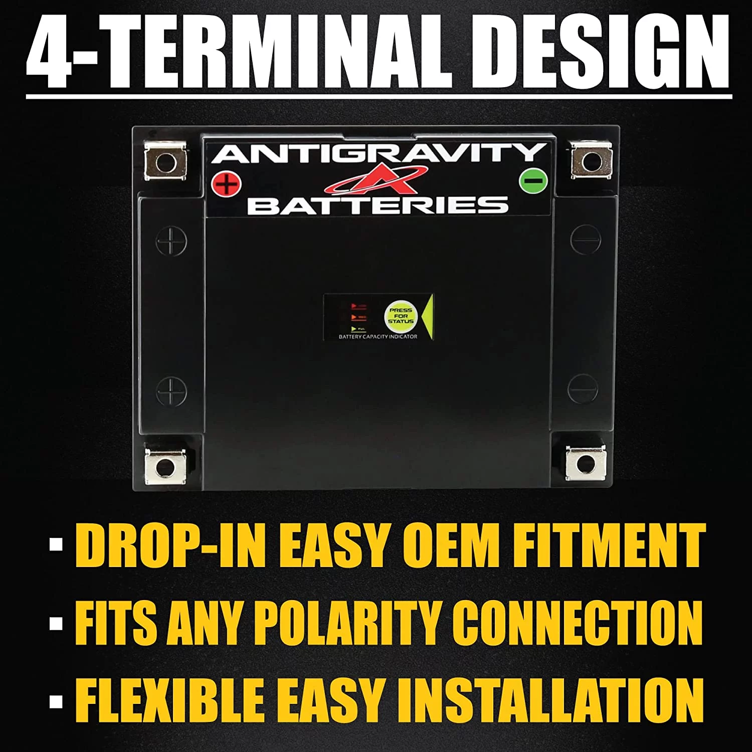 Antigravity ATX30-HD Heavy Duty High Performance Lithium Motorcycle Battery - Inhomebuy