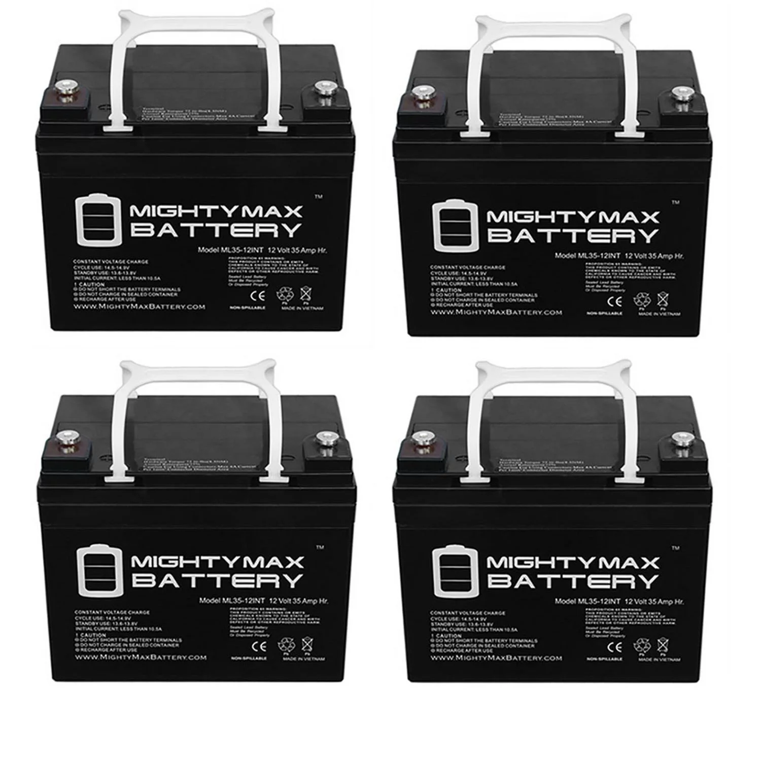 12V 35AH INT Replacement Battery for Xtreme Deep Cycle - Inhomebuy