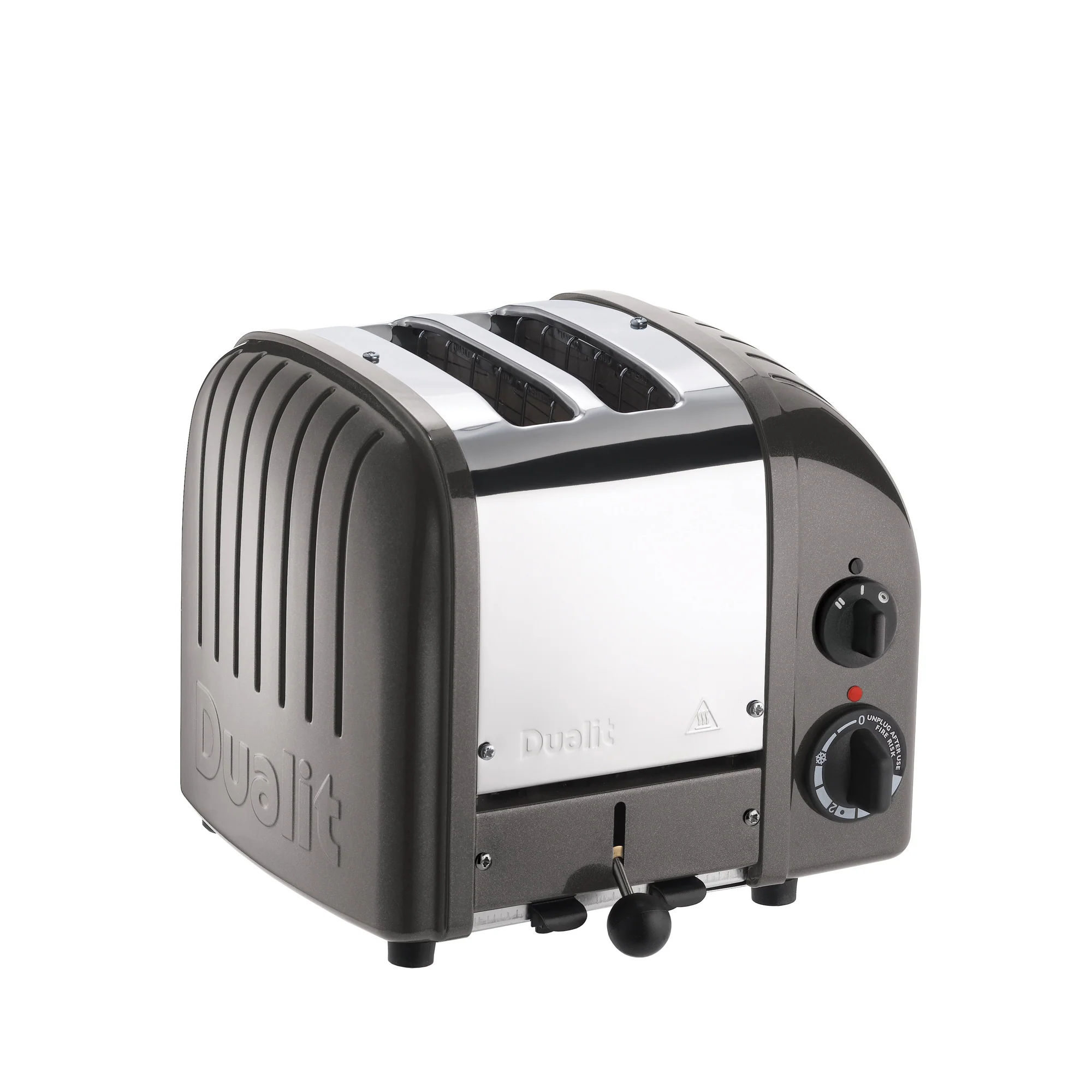 Dualit New Generation Classic 2-Slice Toaster in Metallic Charcoal - Inhomebuy