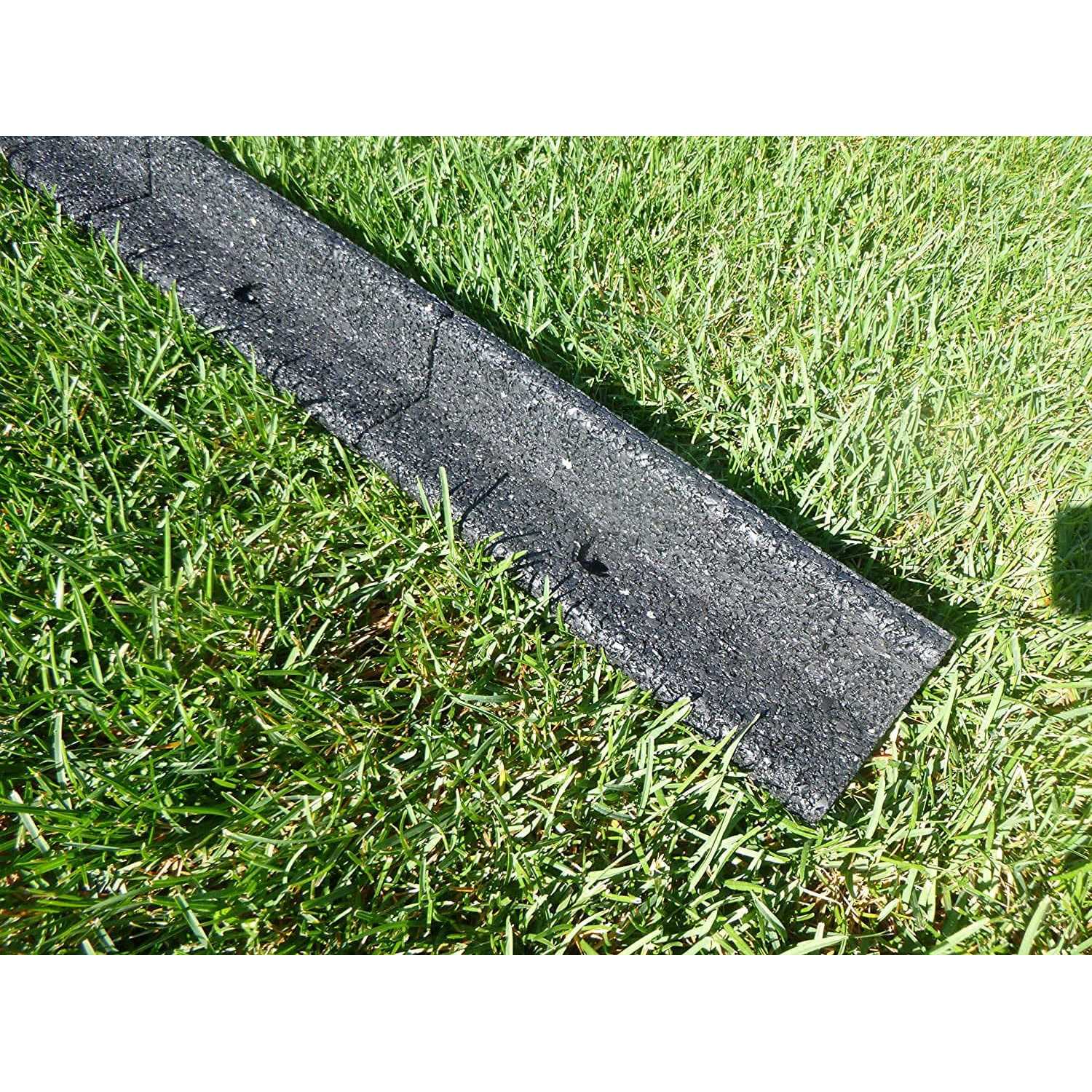 EcoBorder 4 ft Rubber Curb Landscape Edging - Inhomebuy